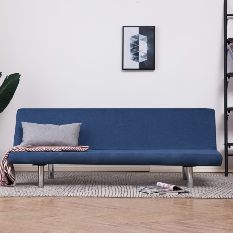 vidaXL Divano letto design moderno regolabile salotto sofa soggiorno beige 